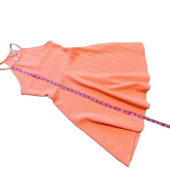 10/$25🦋 Mossimo Neon Orange A-Line Sleeveless Skater Dress - Size Medium - Picture 14 of 16